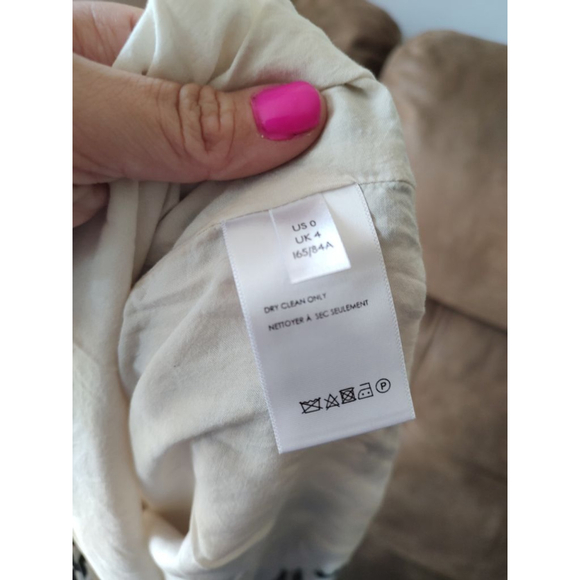 By Anthropologie Ivory Black Sleeveless Top 0 - Picture 9 of 10